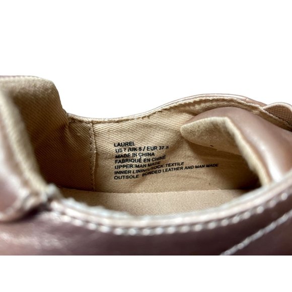 Fabletics Laurel Court Sneakers Womens Size 7 Metallic Rose Gold Slip On Shoes - Picture 9 of 11